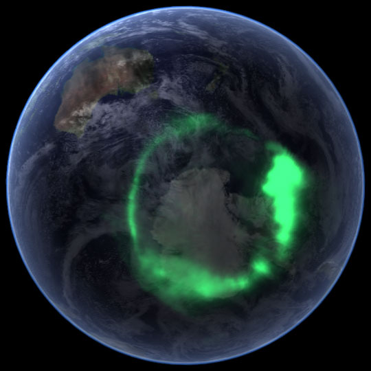 NASA Auroral Australis photo